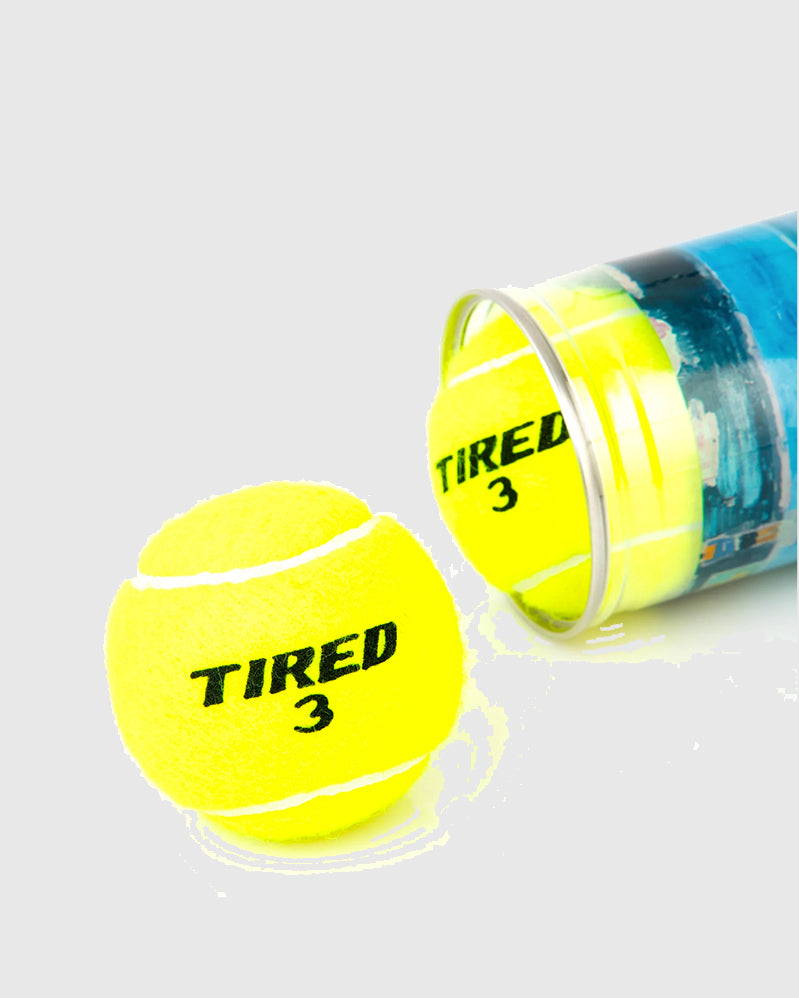 Tired Balles de Tennis - X3 Balls Pack
