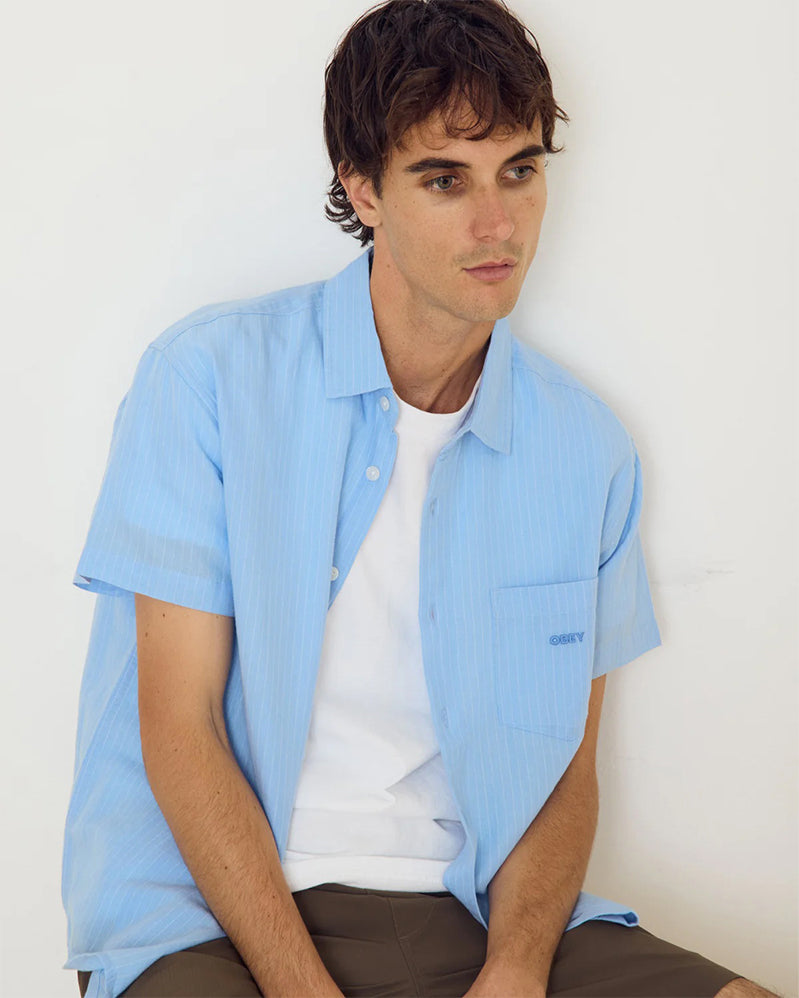 Obey Chemise - Barry - Sky Blue