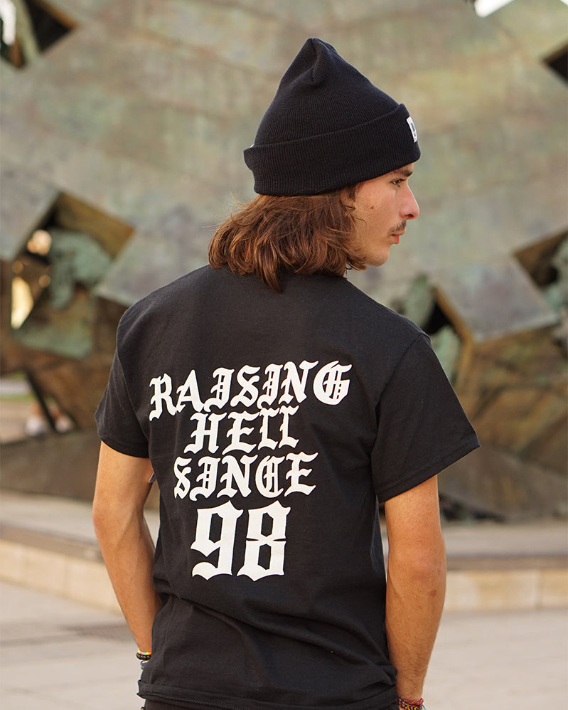 Wallstreet Tee - Goth - Black / White