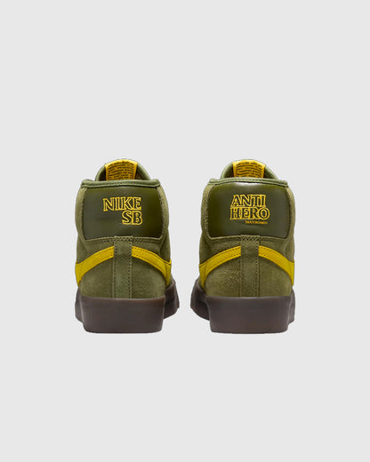 Nike SB - Blazer Mid - Anthi-Hero - Rough Green/Amarillo