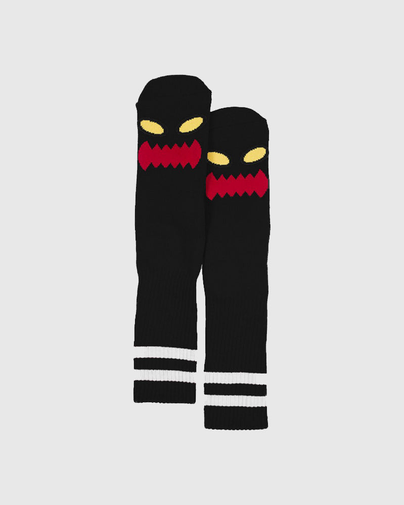 Toy Machine Chaussette - Monster Face - Black