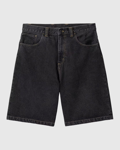 Carhartt WIP Short - Brandon - Black stone washed