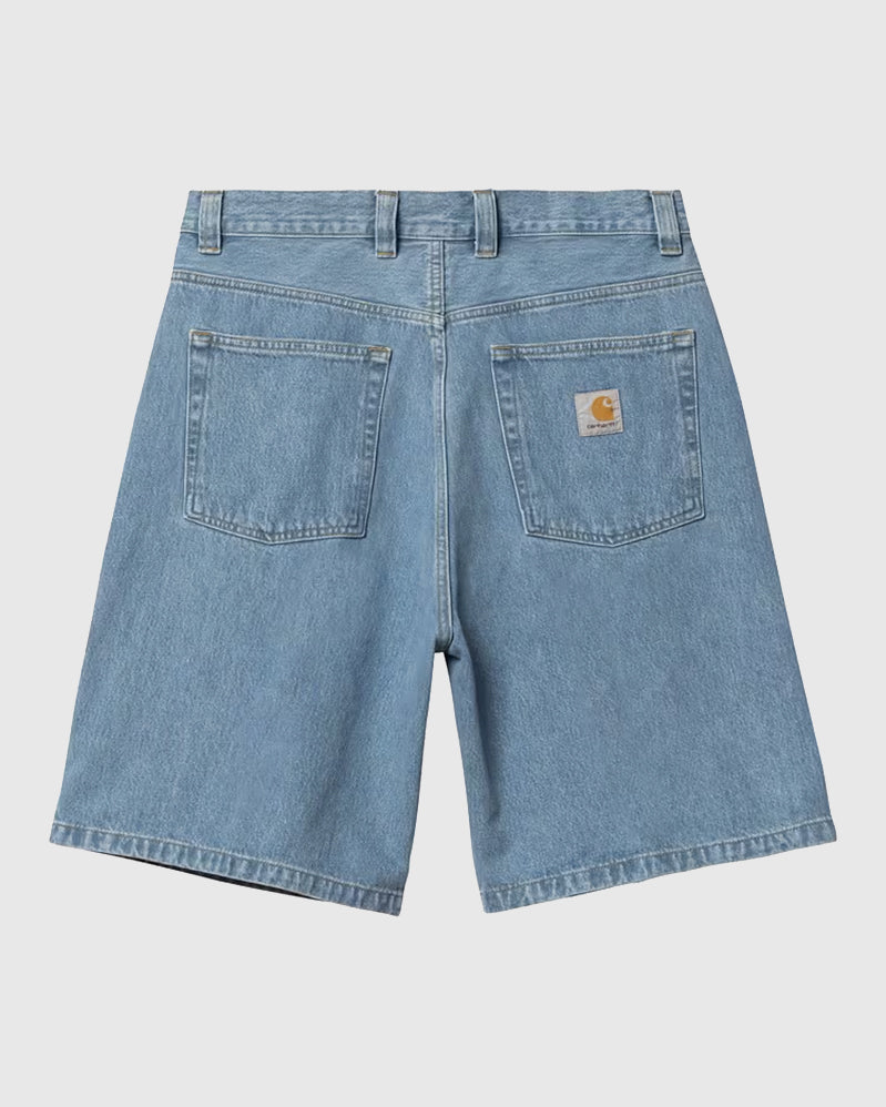 Carhartt WIP Short - Brandon - Blue stone bleached