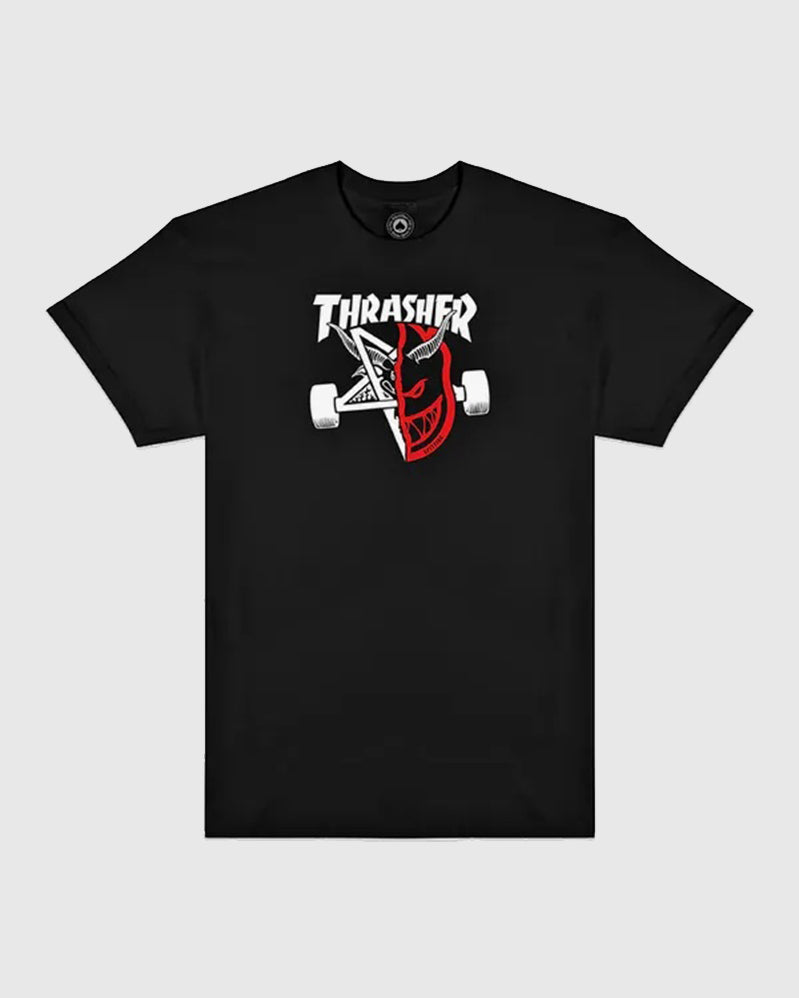 Thrasher Tee - Spitfire Thrash&amp;Burn - Black