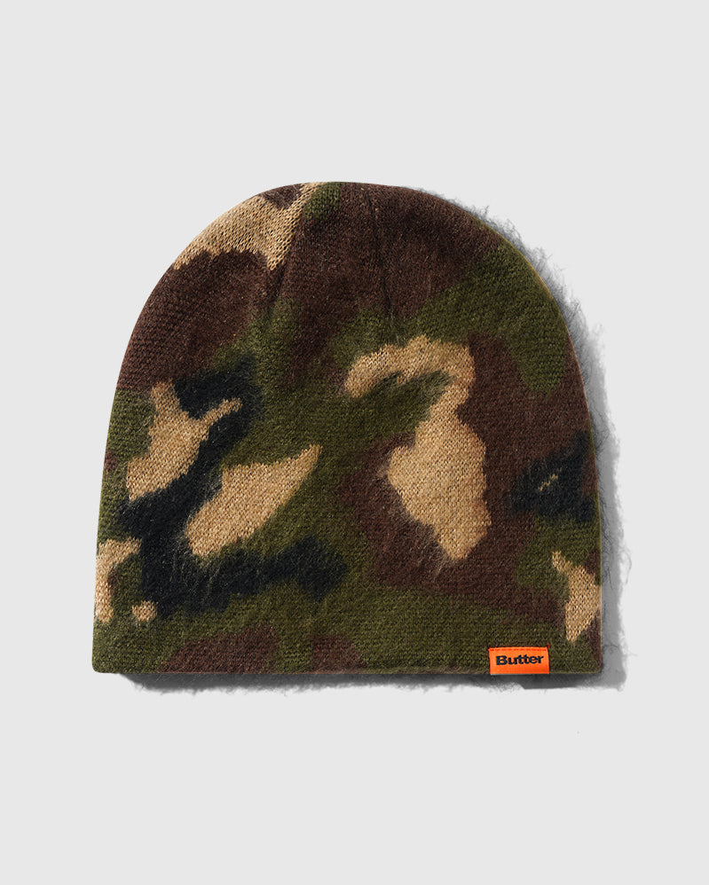 Butter Goods - Mohair Skully Beanie - Woodland Camo