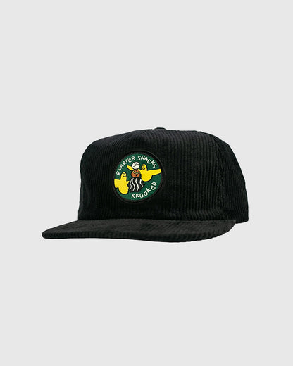 Krooked Casquette - Snackbirds - Black