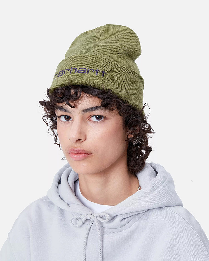 Carhartt WIP Bonnet - Script - Capulet / Aura