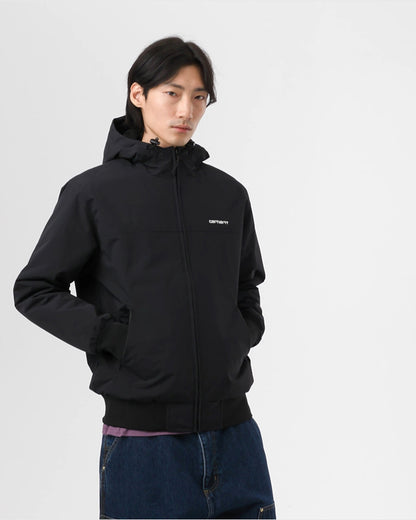 Carhartt WIP Jacket - Hooded Sail - Black/White