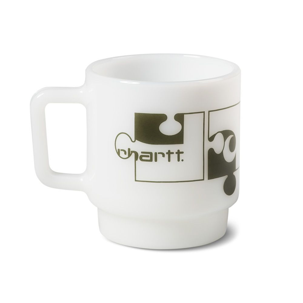 Carhartt WIP Mug - Assemble Glass - White/Plant