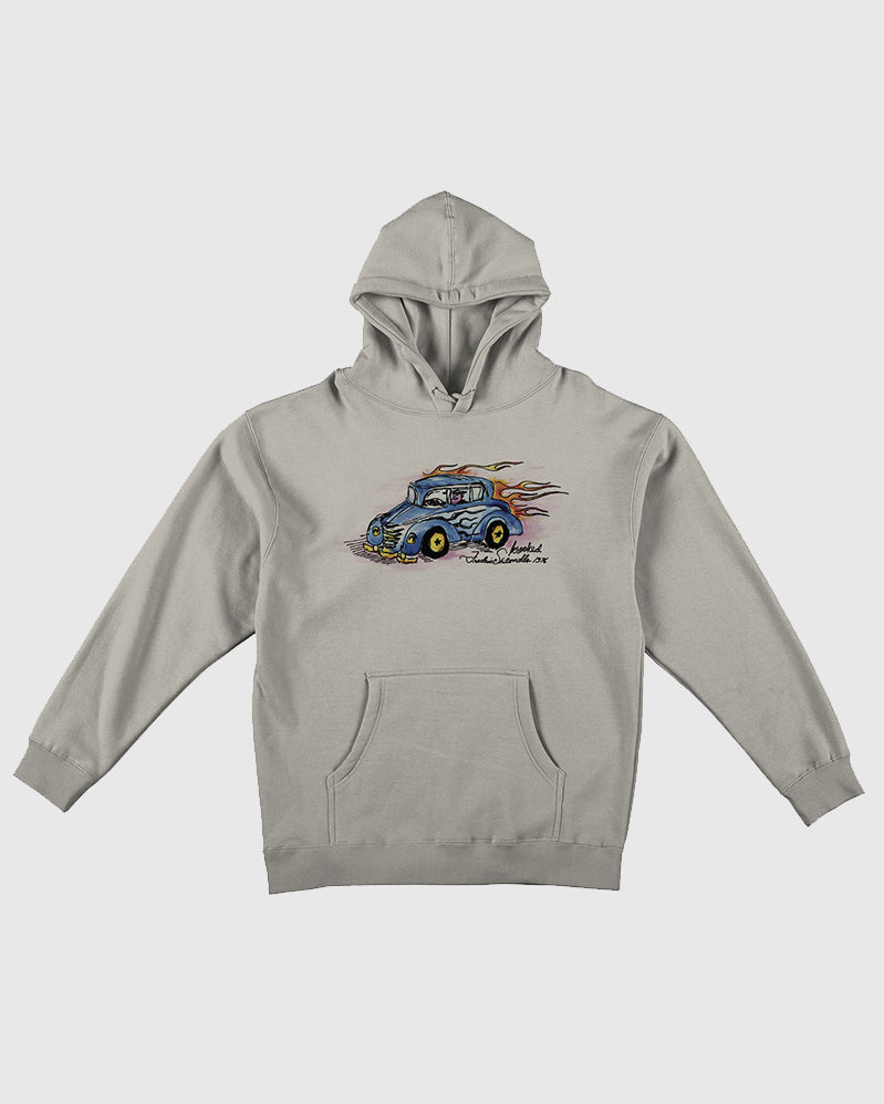 Krooked Hoodie - Attitude - Cement