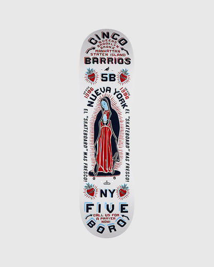 5boro Board - Cinco Barrios White - 8.5"