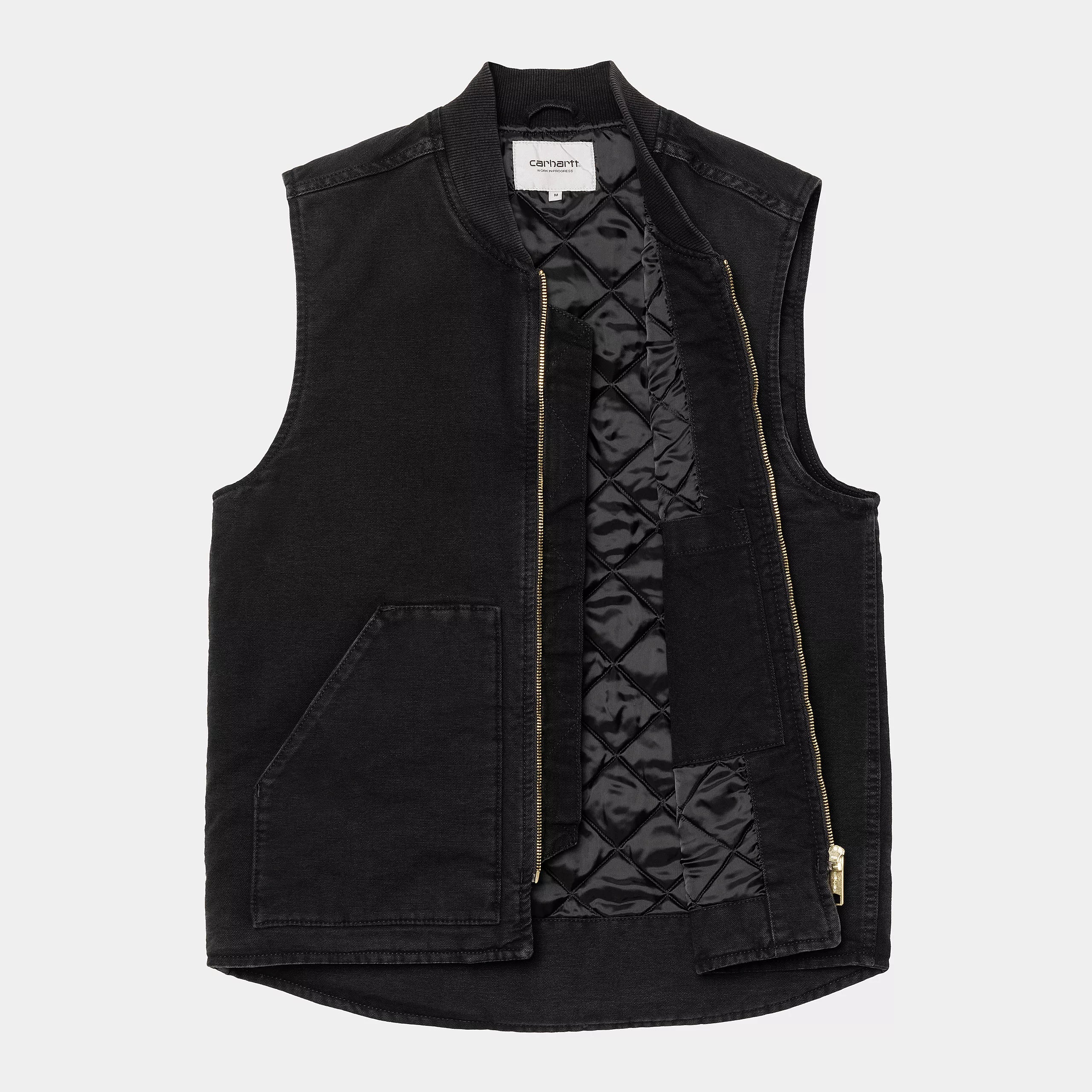 Carhartt WIP Jacket - Classic Vest - Black Rinsed