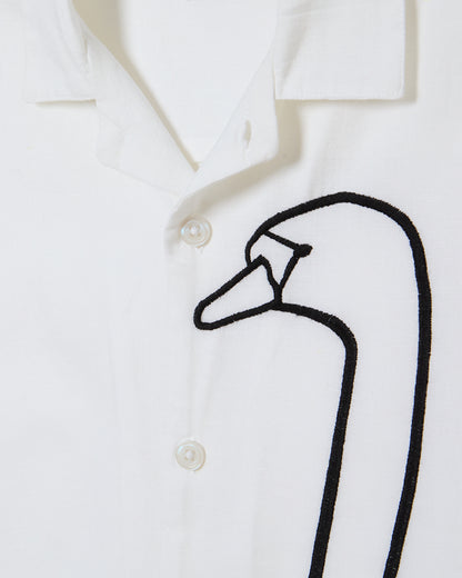 Obey Chemise - Cliff Woven - White