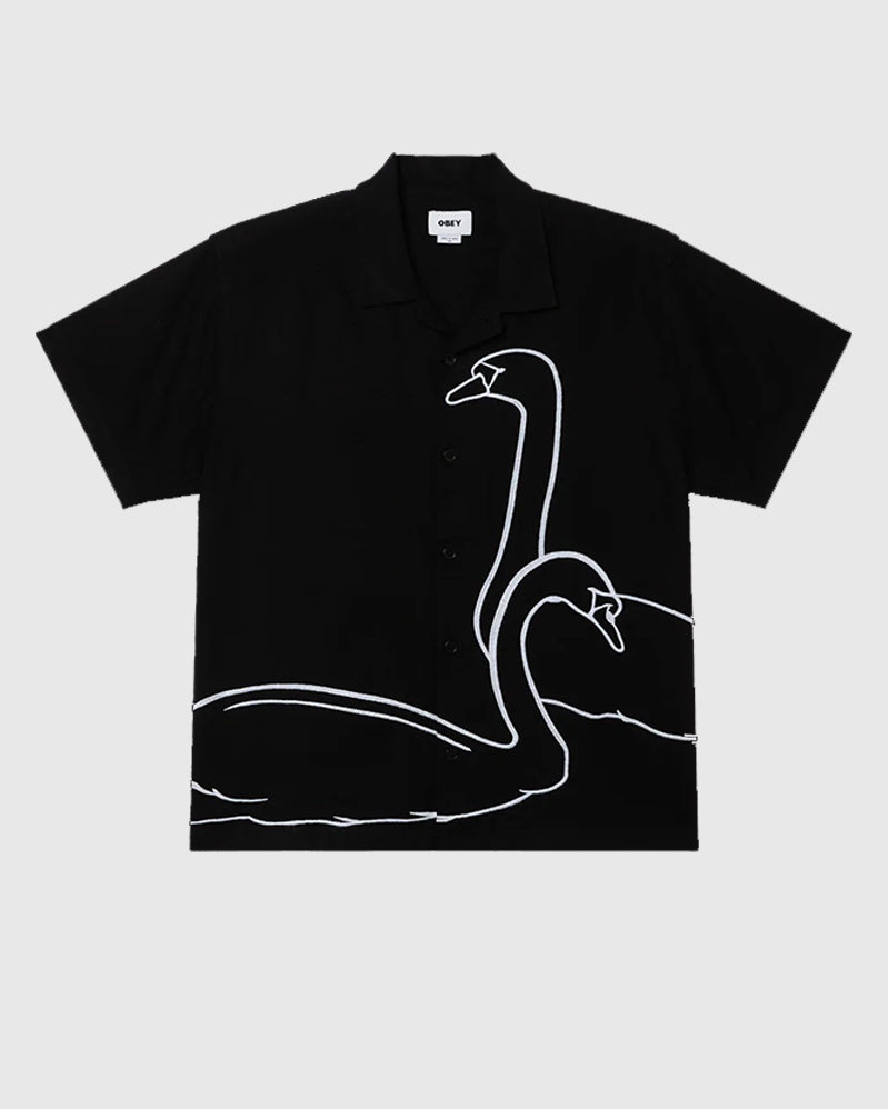 Obey Chemise - Cliff Woven - Black