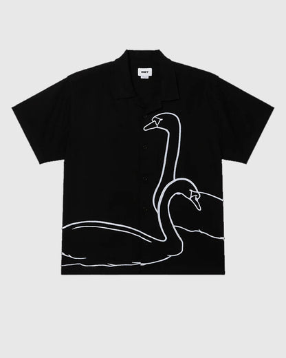 Obey Chemise - Cliff Woven - Black