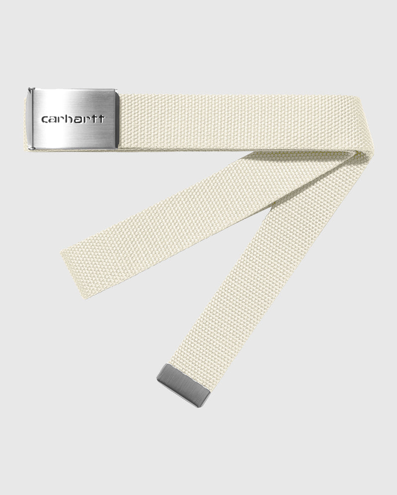 Carhartt Ceinture - Clip Belt Chrome - Wax