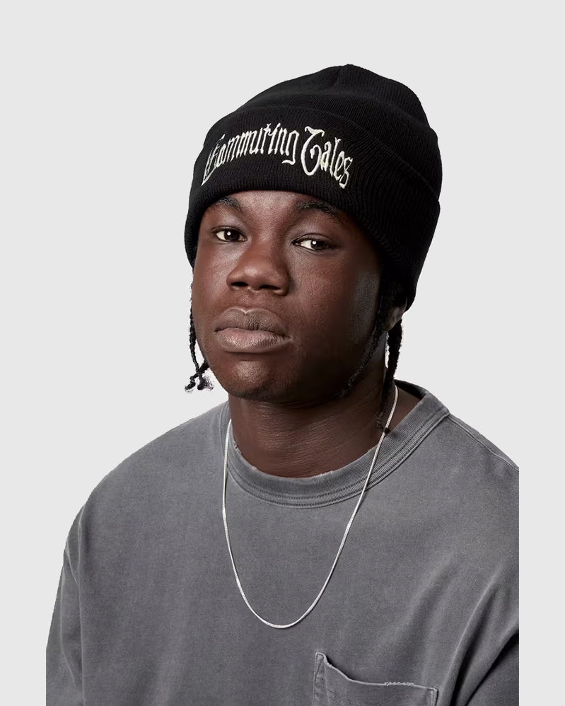 Carhartt WIP Bonnet - Commuting Tales - Black