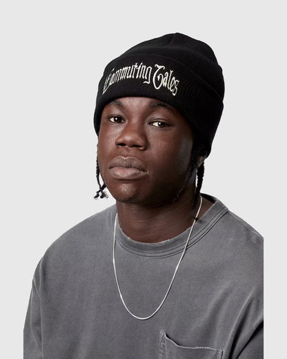 Carhartt WIP Bonnet - Commuting Tales - Black