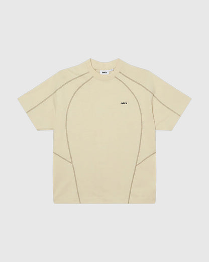 Obey Tee - Contrast Stitch - Silver Birch