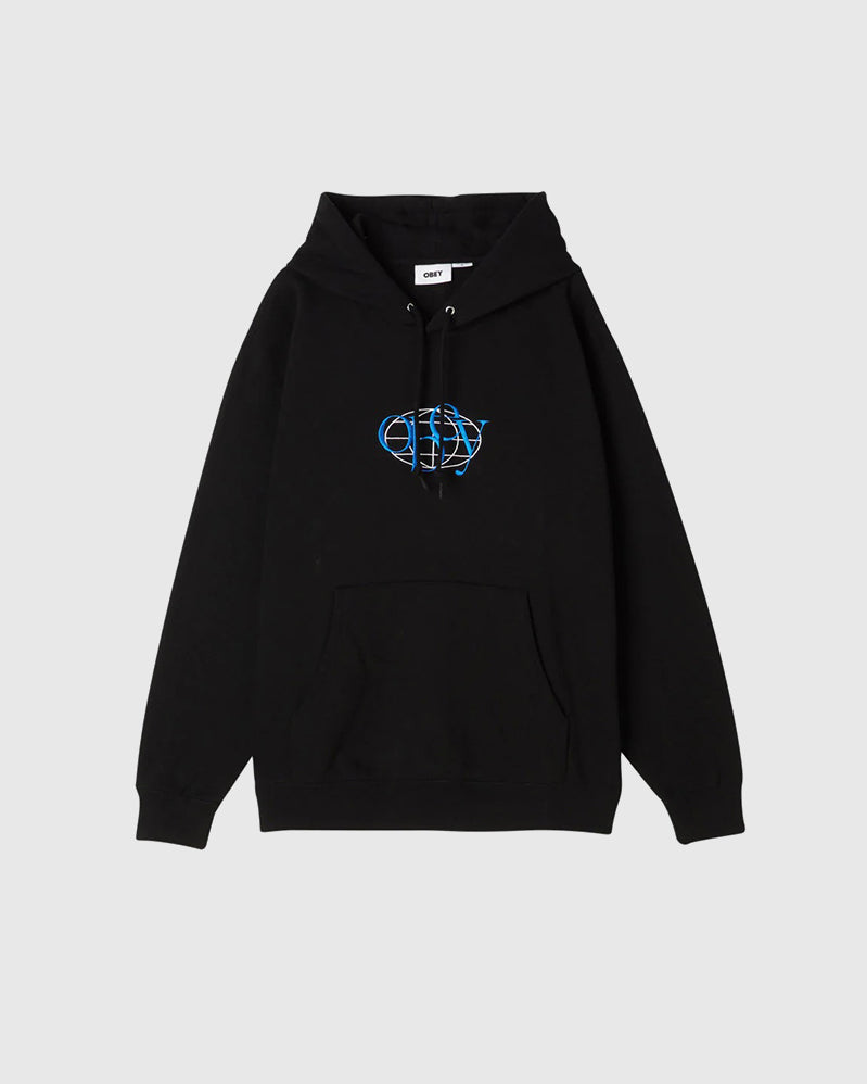 Obey Hoodie - Continent - Black