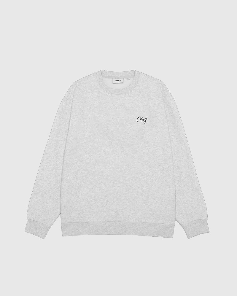 Obey Crew - Paper Rose - Heather Grey