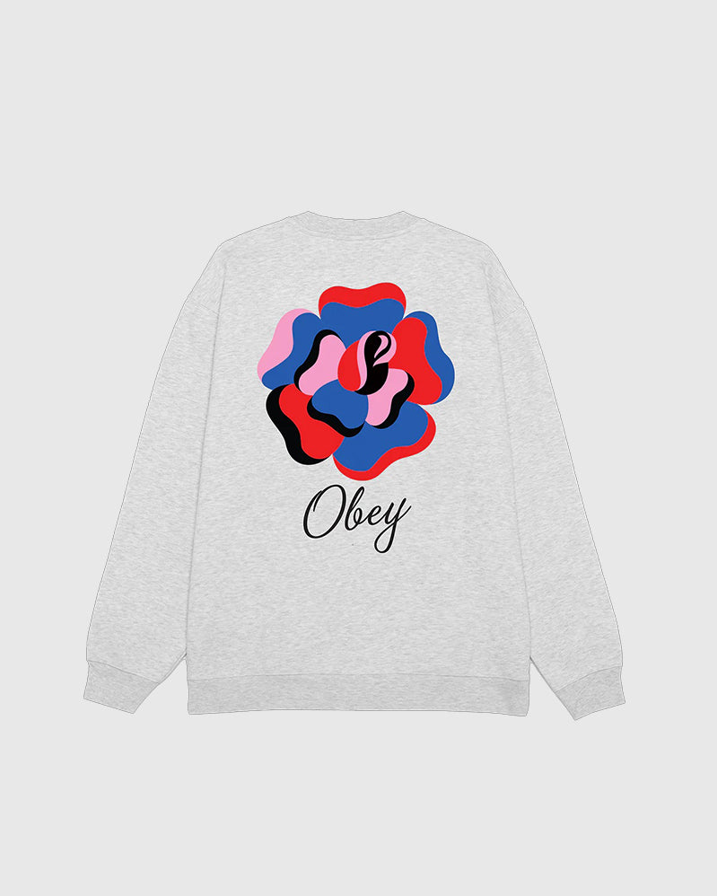 Obey Crew - Paper Rose - Heather Grey