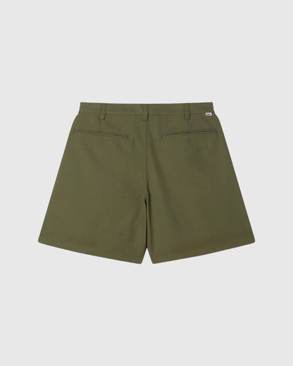 Obey Short - Dean Pleated - Tea Leaf