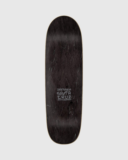 Santa Cruz Board - Dressen Skull  Rose - 9.25"