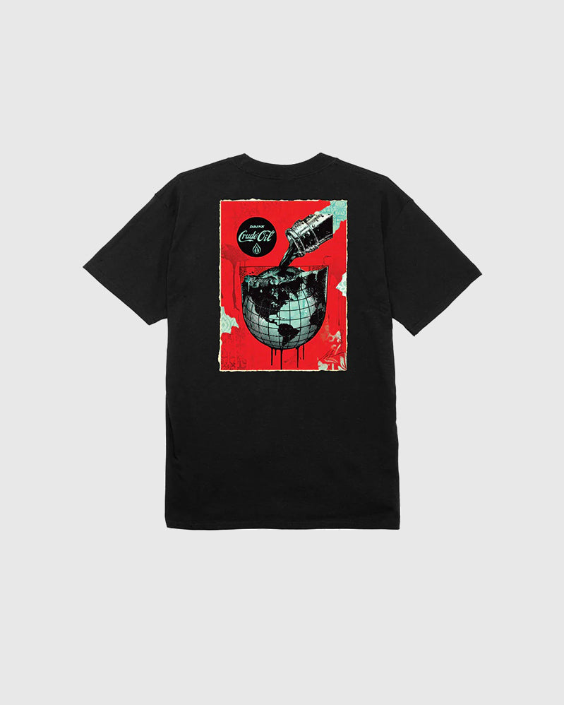 Obey Tee - Drink Crude Oil - Black