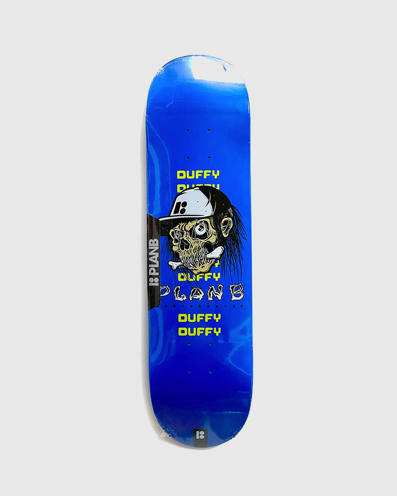 Plan B Board - Blue Skull Duffy - 8.25&quot;