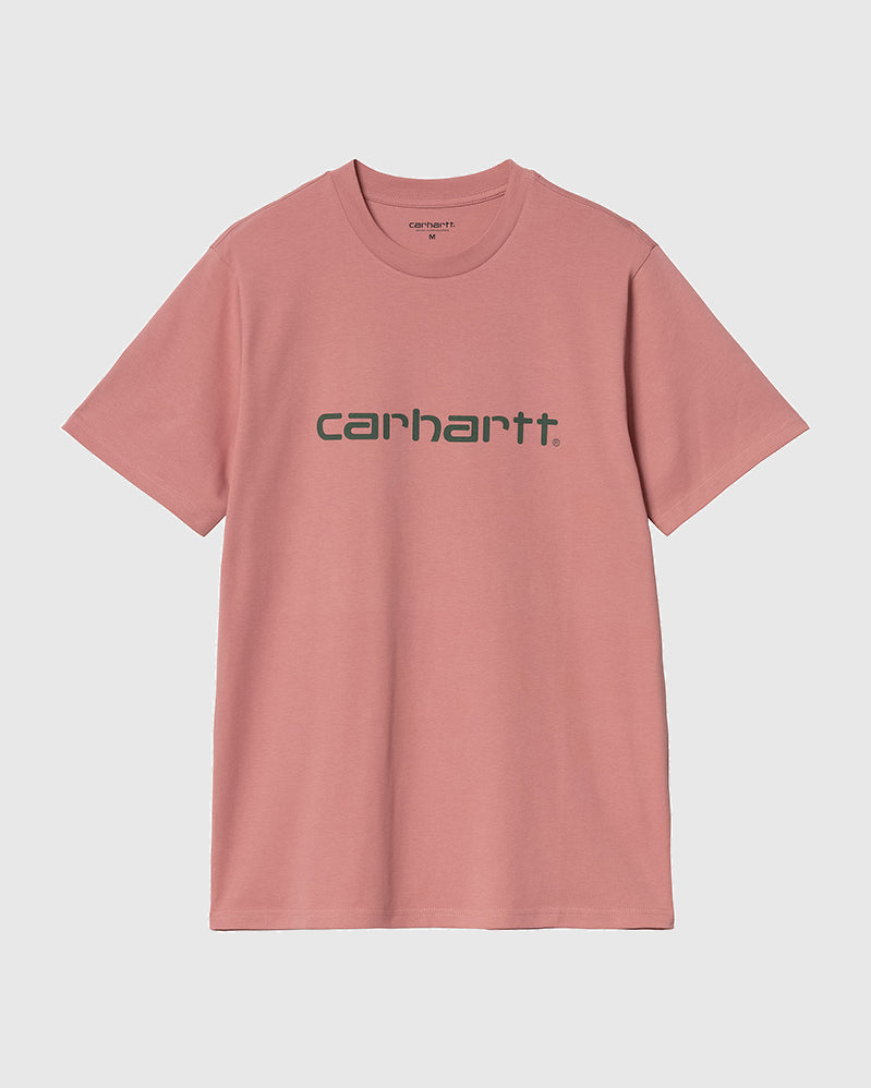 Carhartt WIP Tee - Script - Dusty Rose