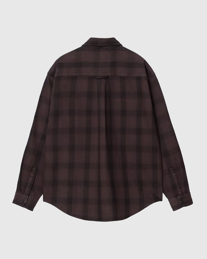 Carhartt WIP Chemise - Edmands - Natural/Palisander