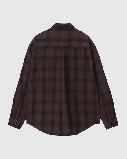 Carhartt WIP Chemise - Edmands - Natural/Palisander