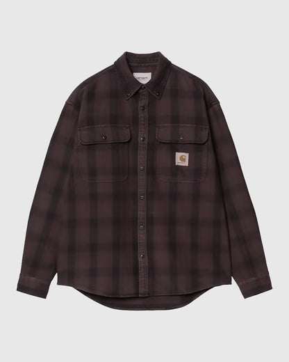 Carhartt WIP Chemise - Edmands - Natural/Palisander