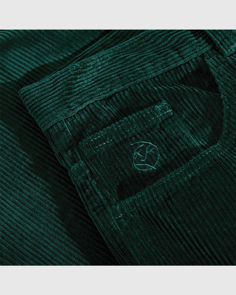 Polar Pant - Big Boy Cord - Dark Emerald