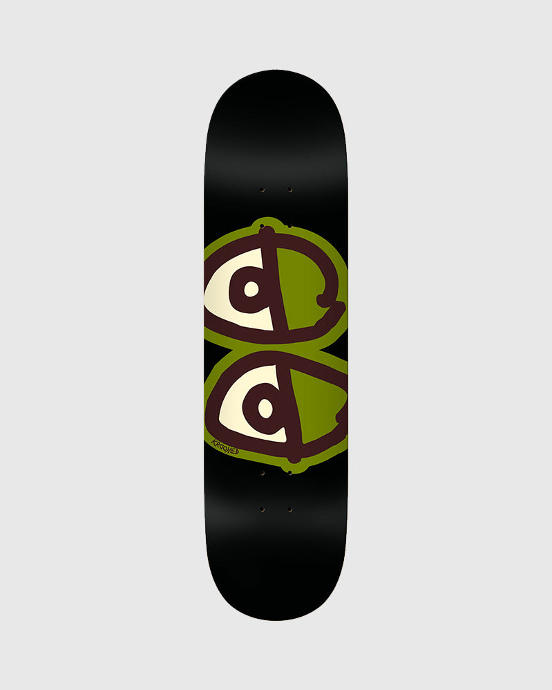 Krooked Board - Eyes Black - 8.5"
