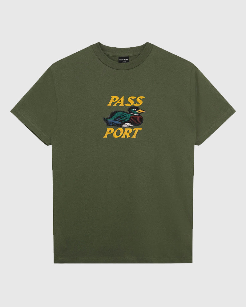 Passport Teeshirt - Fast Duck - Olive