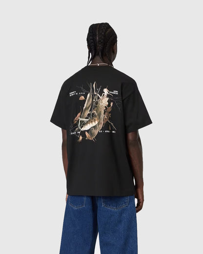 Carhartt WIP Tee - Feather Progress - Black