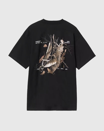 Carhartt WIP Tee - Feather Progress - Black