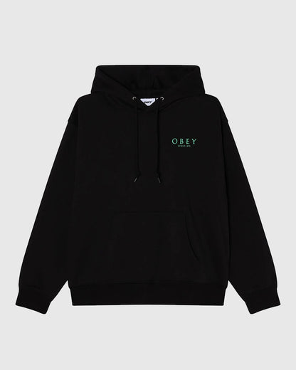 Obey Hoodie - Flores Robus - Black