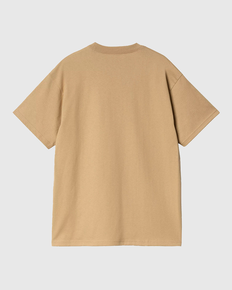 Carhartt WIP Tee - Fragments Pocket - Dusty H Brown / Black