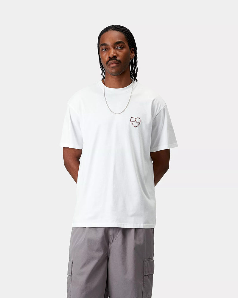 Carhartt WIP Tee - Furoshiki - White / Red