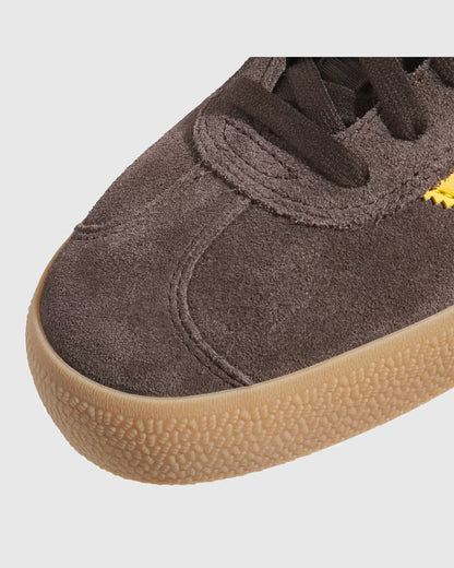 Adidas Shoes - Gazelle - Dark Brown / Yellow