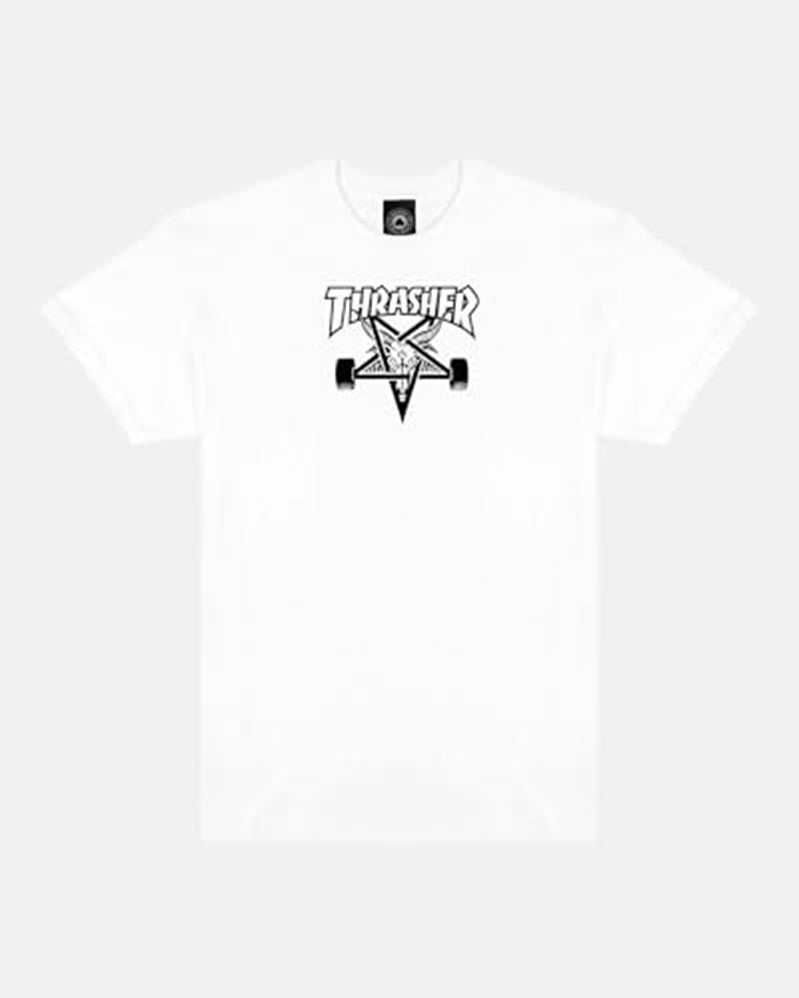 Thrasher Tee - Skategoat - White