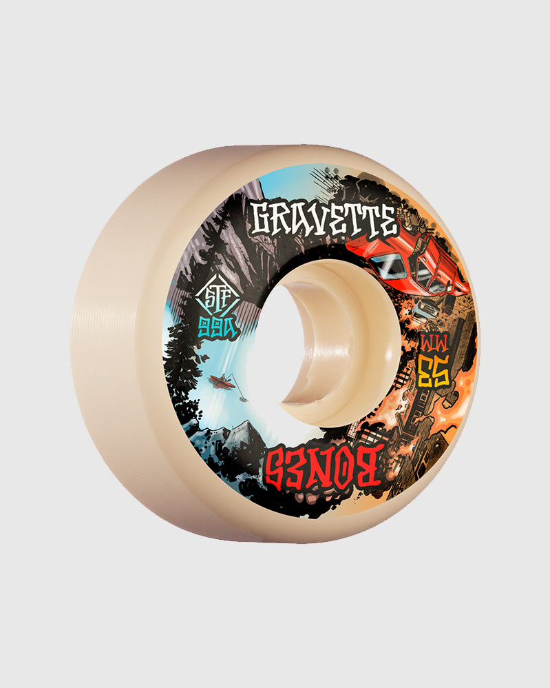 Bones Wheels - V2 Gravette Heaven Hell - 52mm - 99A