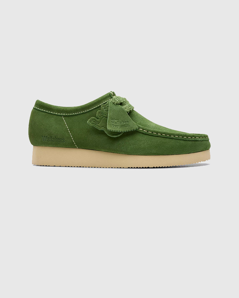 Clarks - Wallabee 2604 Daim - Vert