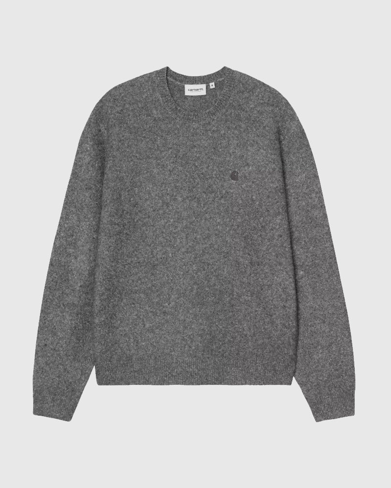 Carhartt WIP Sweater - Curtis - Tangled Graphite