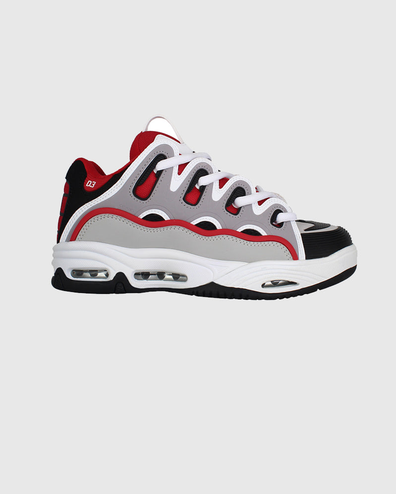 Osiris Shoes - D3 2001 - Black/White/Red