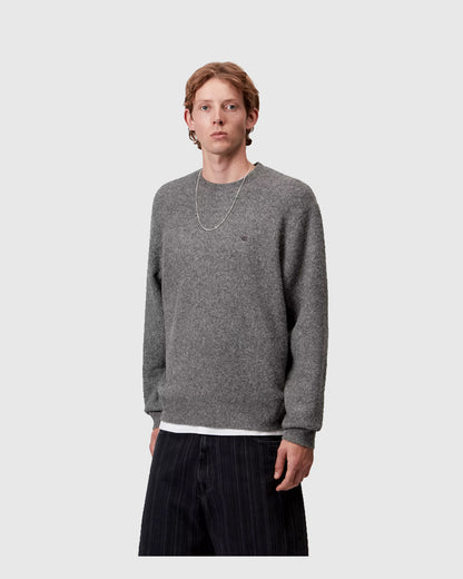 Carhartt WIP Sweater - Curtis - Tangled Graphite