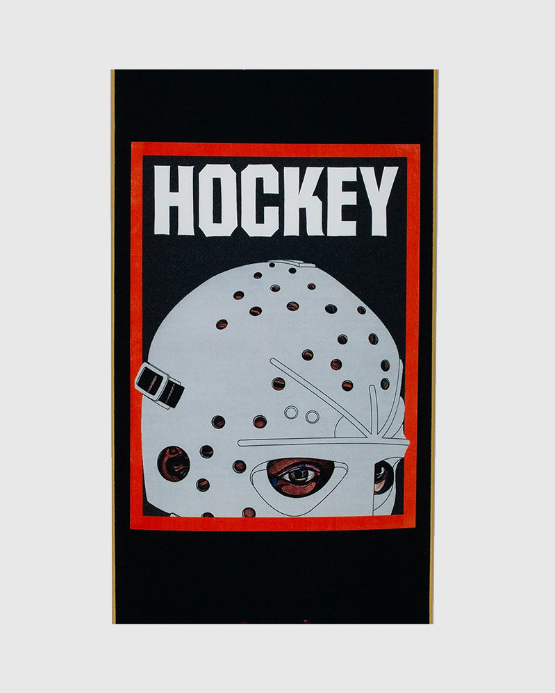 Hockey Board - Half Mask Black - 8"